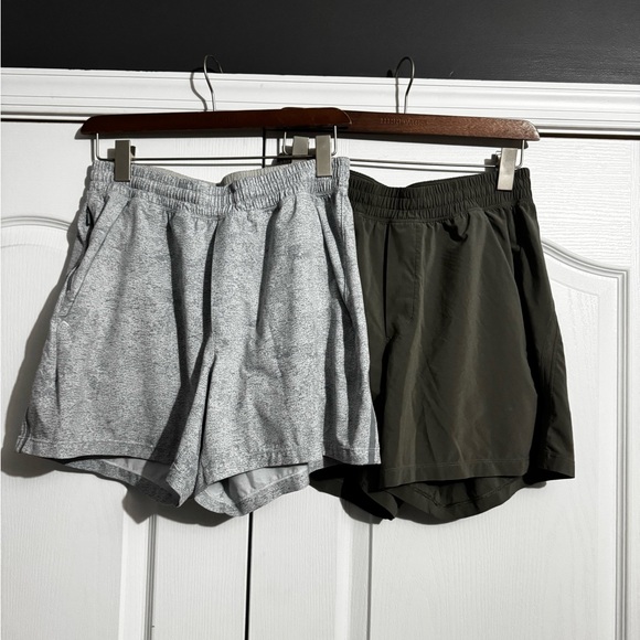 lululemon athletica Other - 2 lululemon athletica Gray and Olive Athletic Shorts